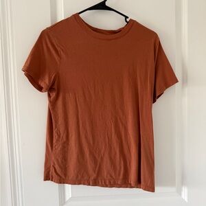 a new day Rust Short Sleeve Crewneck Tee